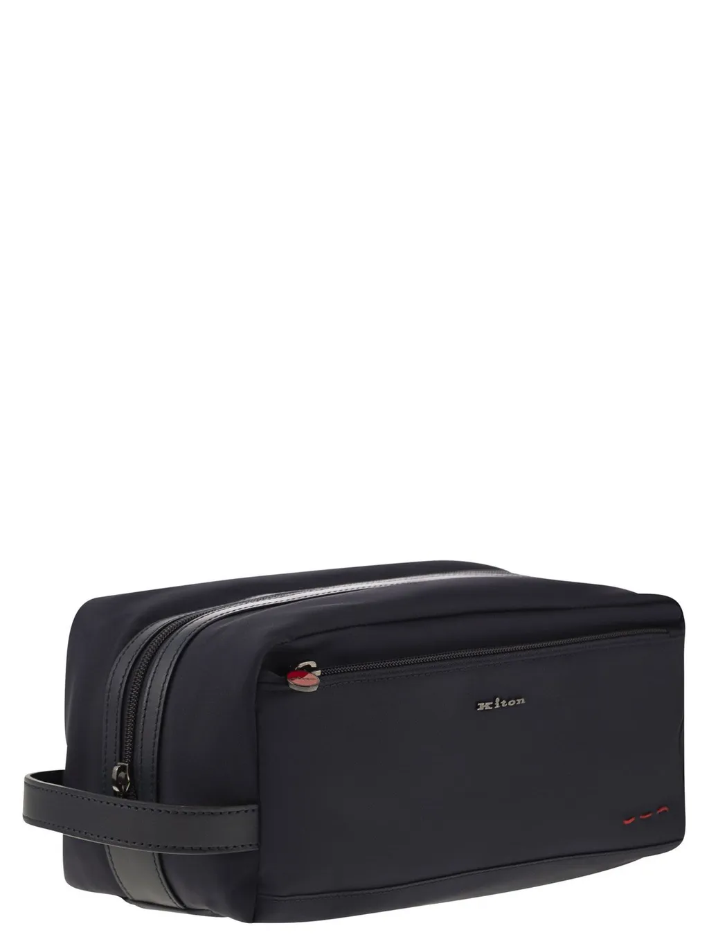 Kiton Logo Plaque Beauty Case