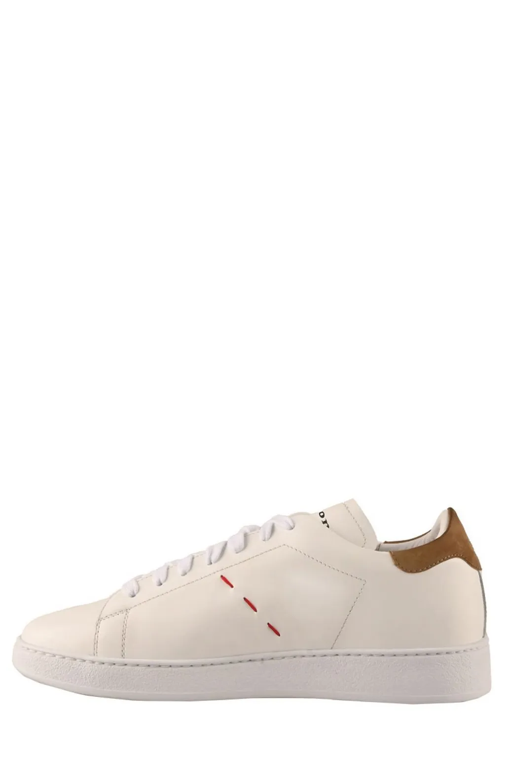Kiton Logo Printed Lace-Up Sneakers
