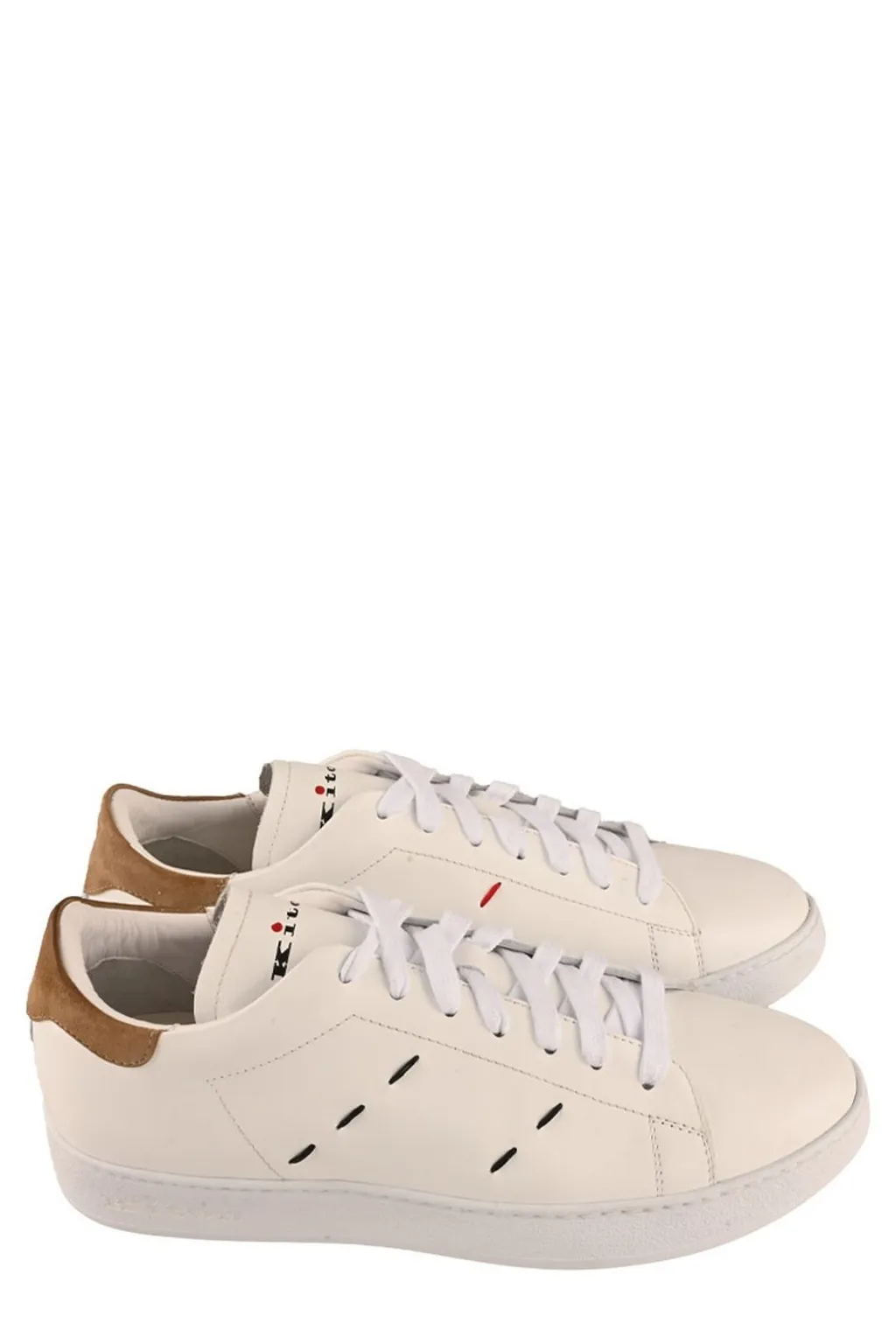 Kiton Logo Printed Lace-Up Sneakers
