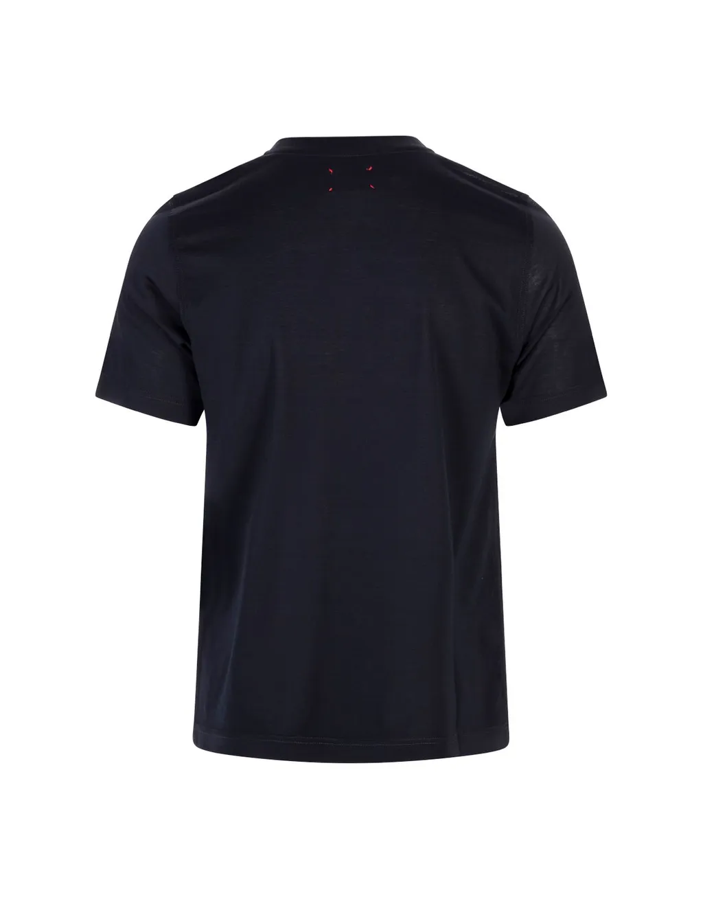 Kiton Logo Embroidered Crewneck T-Shirt