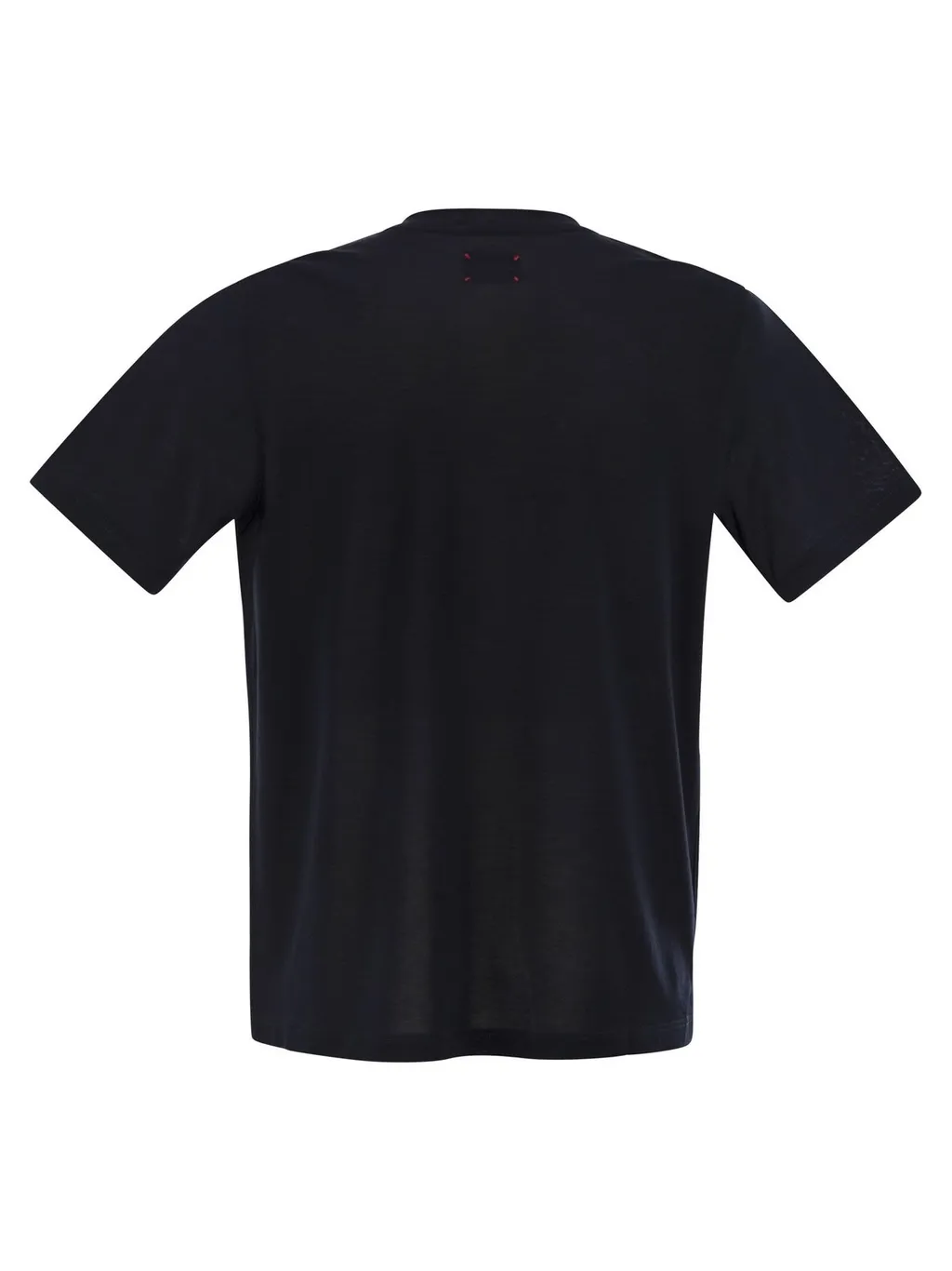 Kiton Logo Printed Crewneck T-Shirt