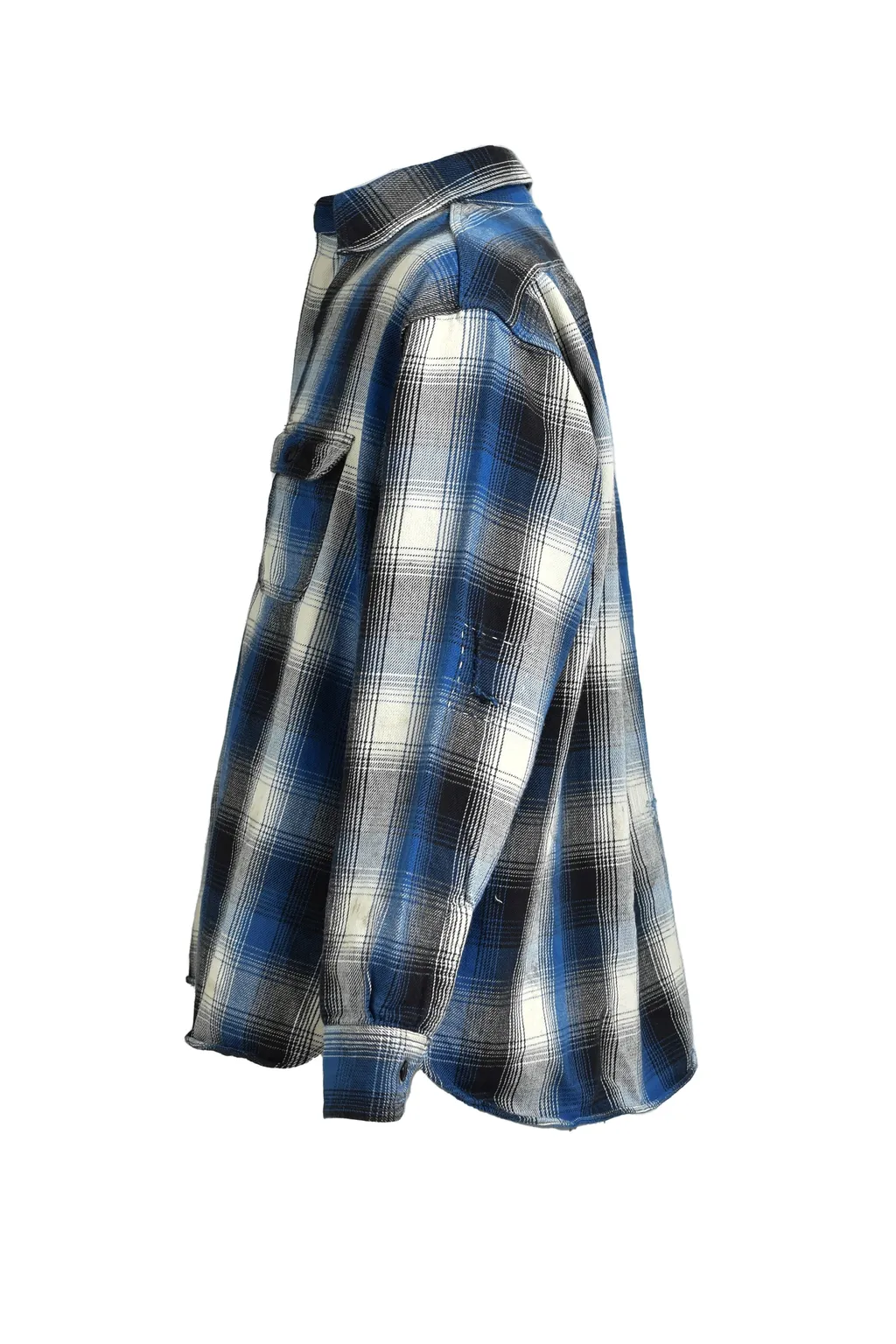 Bb_Flannel Shirt/Check/Blue