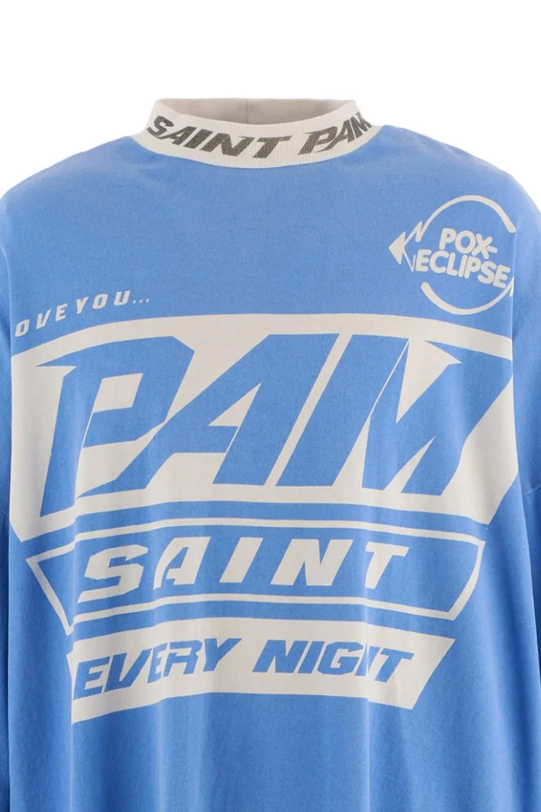 Pam_Ls Tee/Saint Pam / Blu