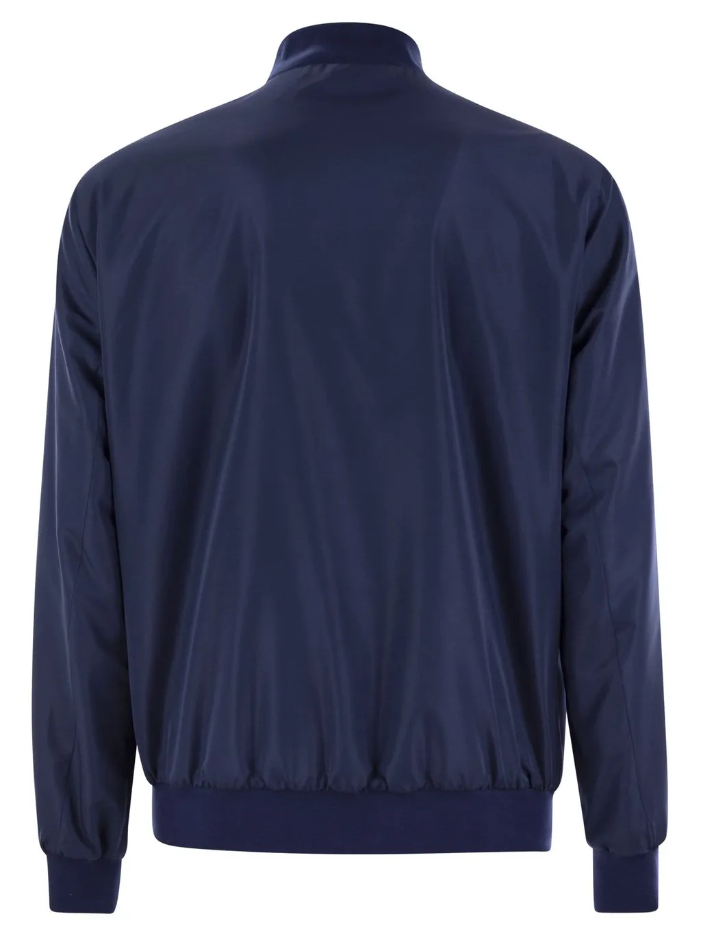 Kiton Long-Sleeved Zip-Up Bomber Jacket