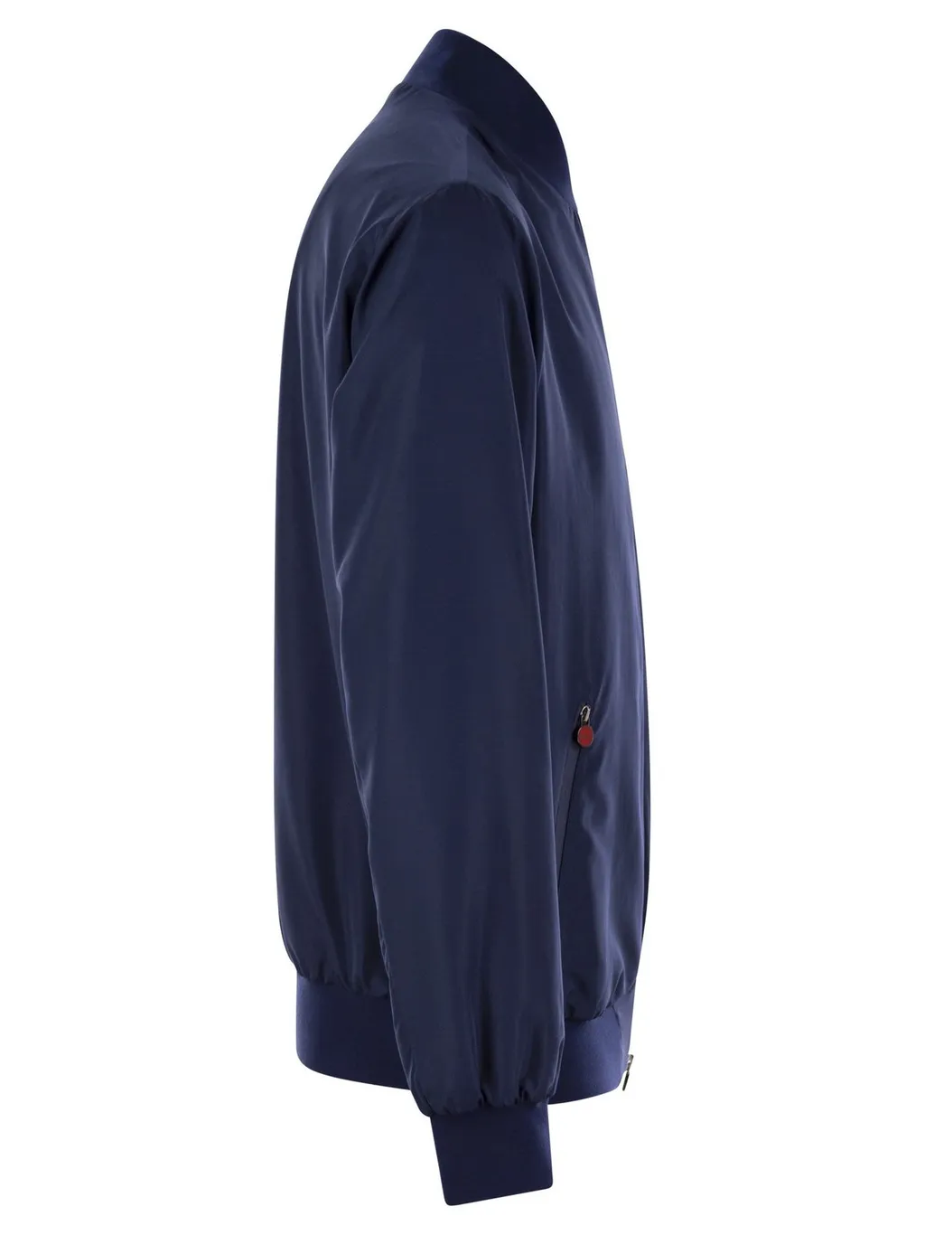 Kiton Long-Sleeved Zip-Up Bomber Jacket