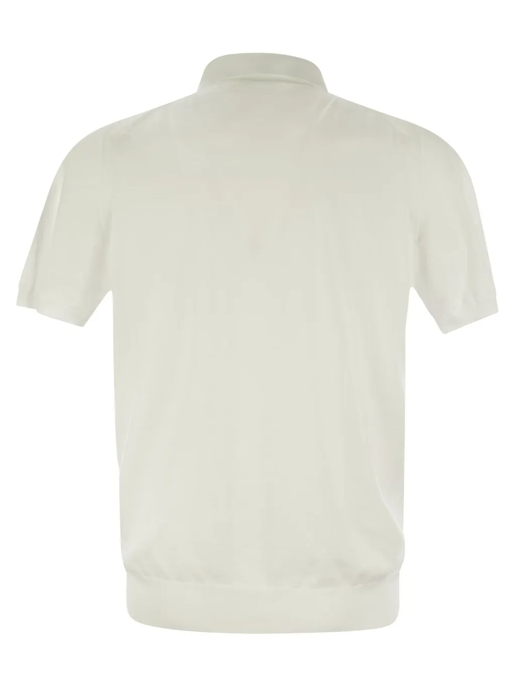 Kiton Short-Sleeved Half-Zip Polo Shirt