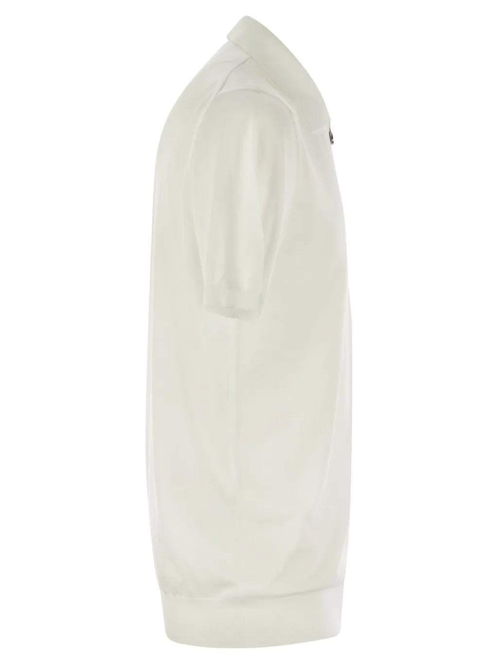 Kiton Short-Sleeved Half-Zip Polo Shirt