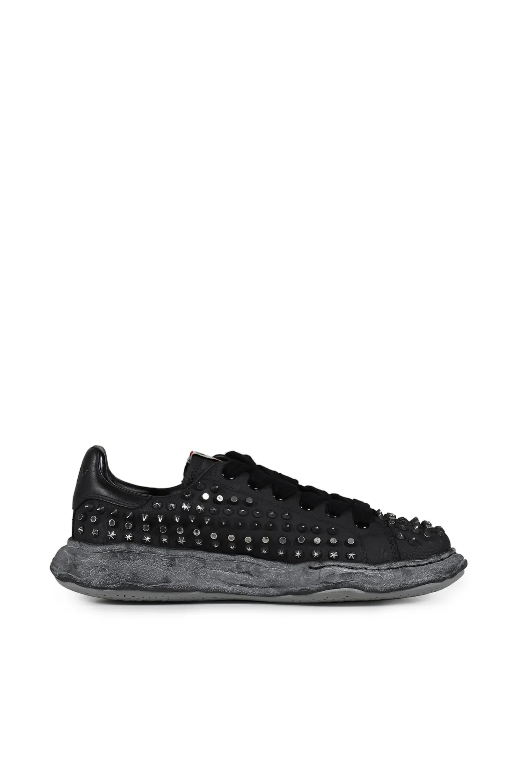 Charles Studded Low / Blk Blk