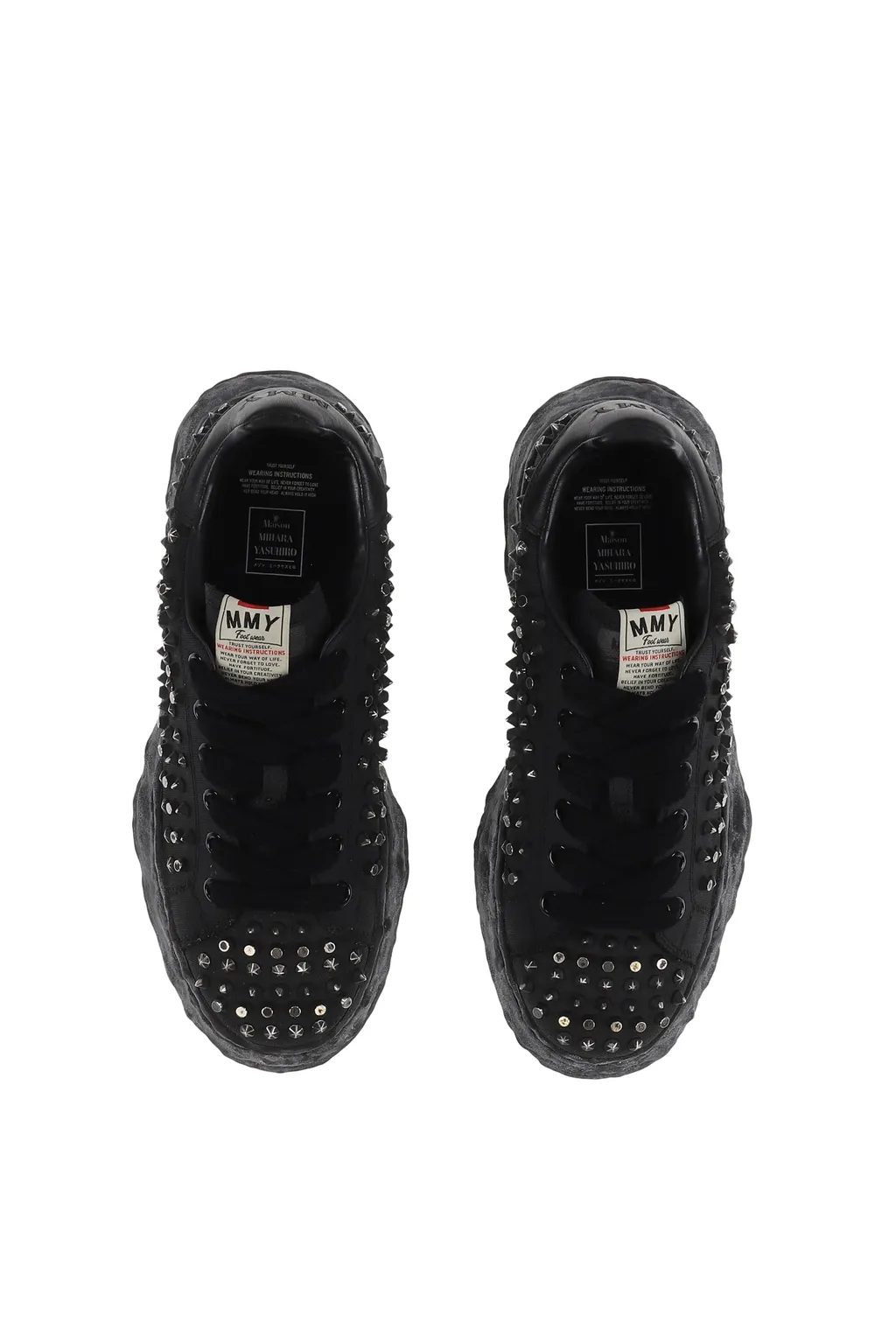 Charles Studded Low / Blk Blk