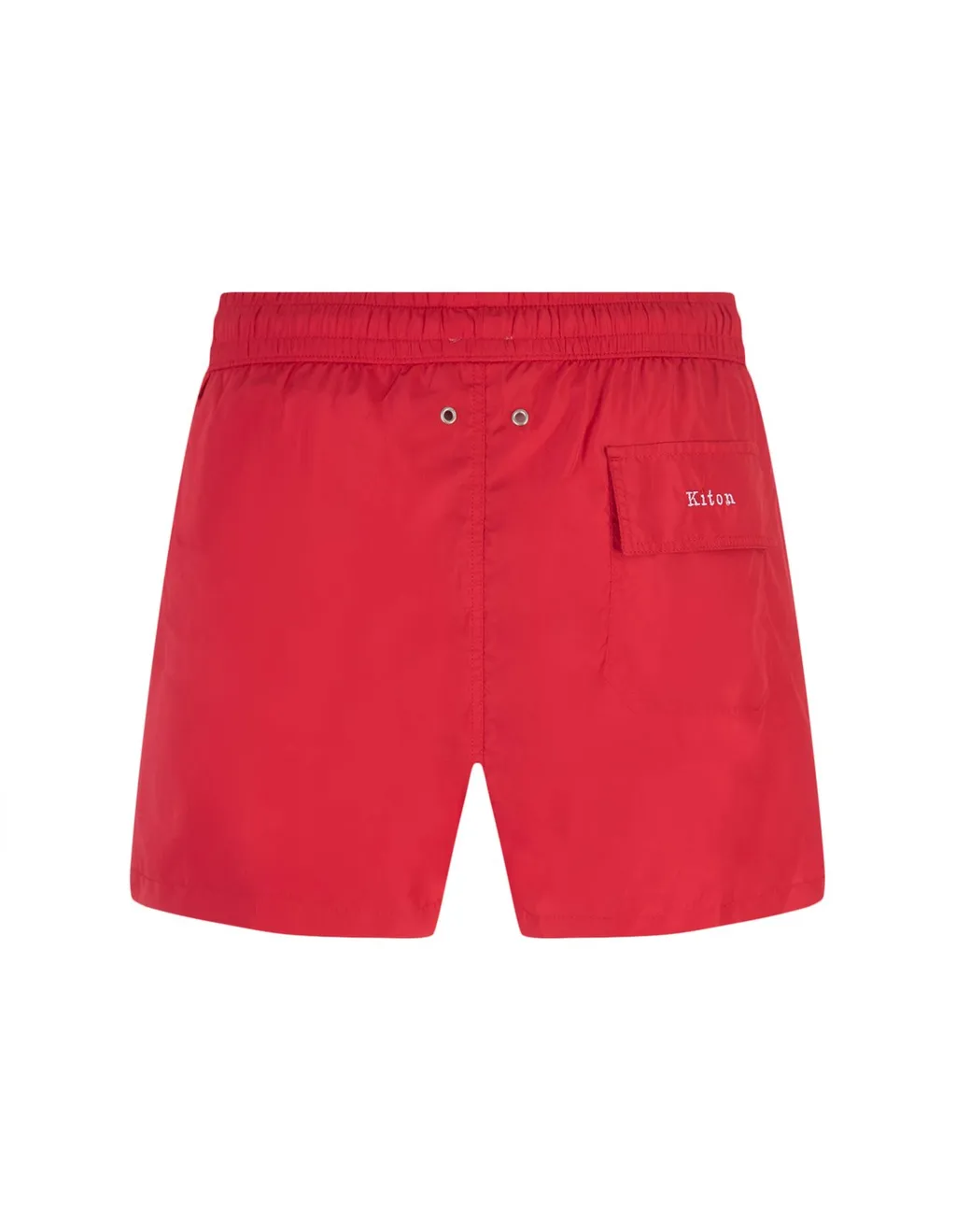 Kiton Drawstring-Waist Straight-Leg Swim Shorts