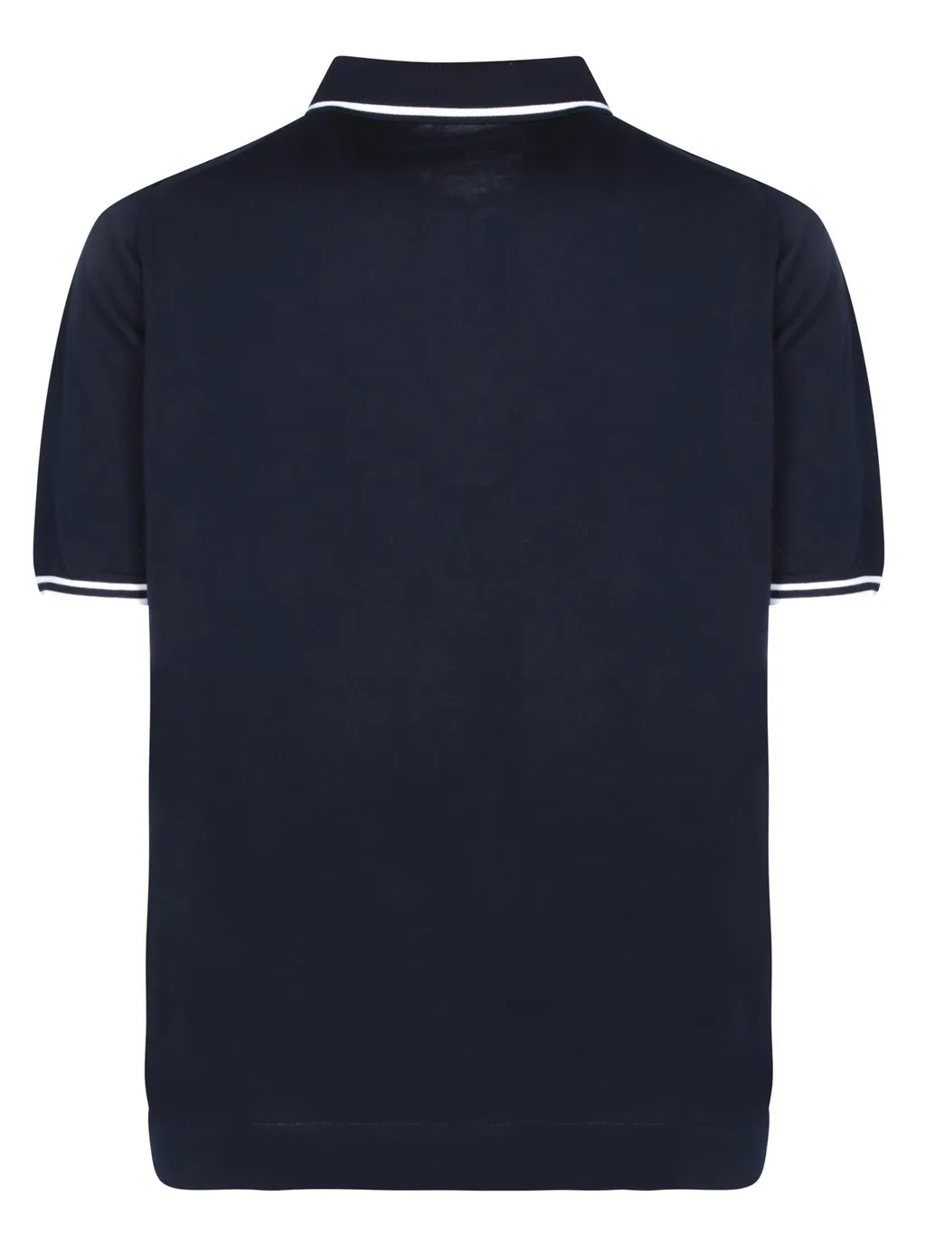 Kiton Zipped Knitted Polo Shirt