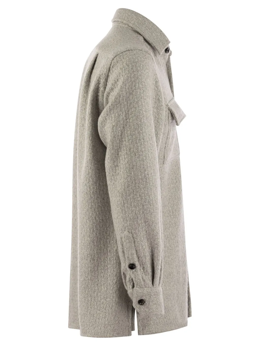 Kiton Oversized Buttoned Overshirt