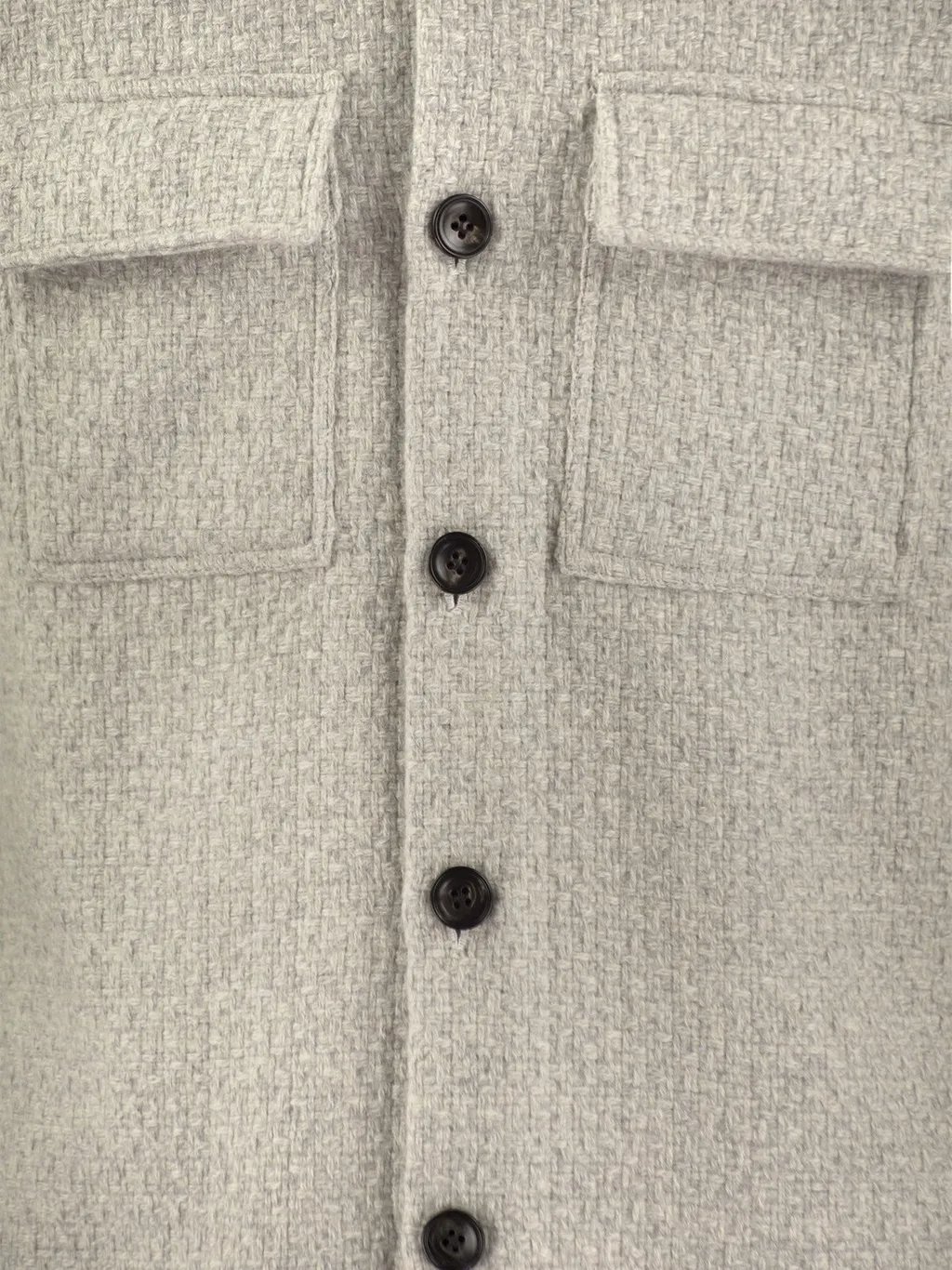 Kiton Oversized Buttoned Overshirt
