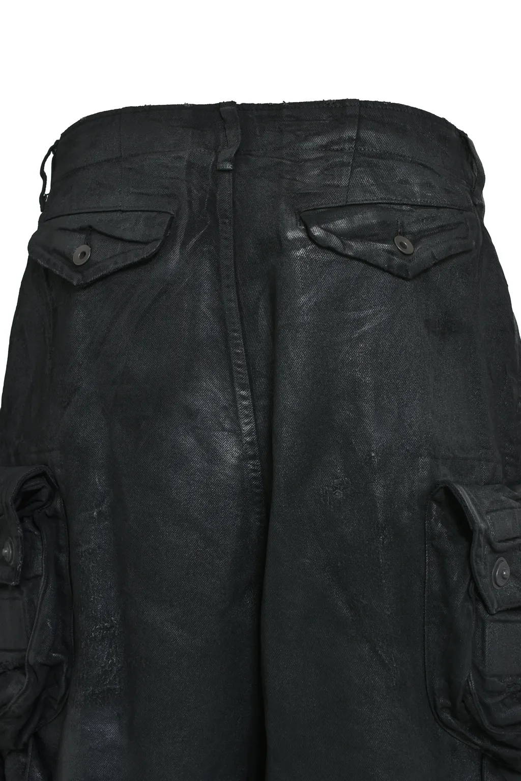 12Oz Coating Gasmask Cargo / Blk Wax