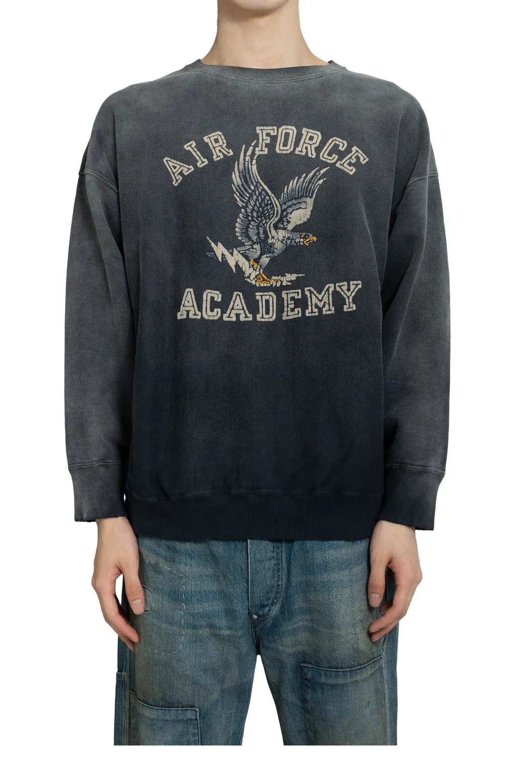 Us Air Force Eagle Sweatshirt Aged / Aged Blk