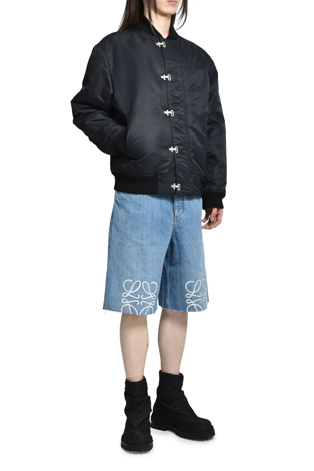 Anagram Shorts / Washed Denim Blu