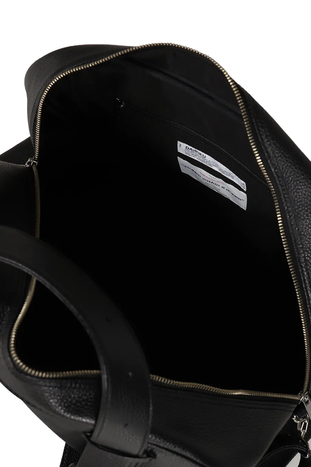 Buckle Velt Boston Bag / Blk D