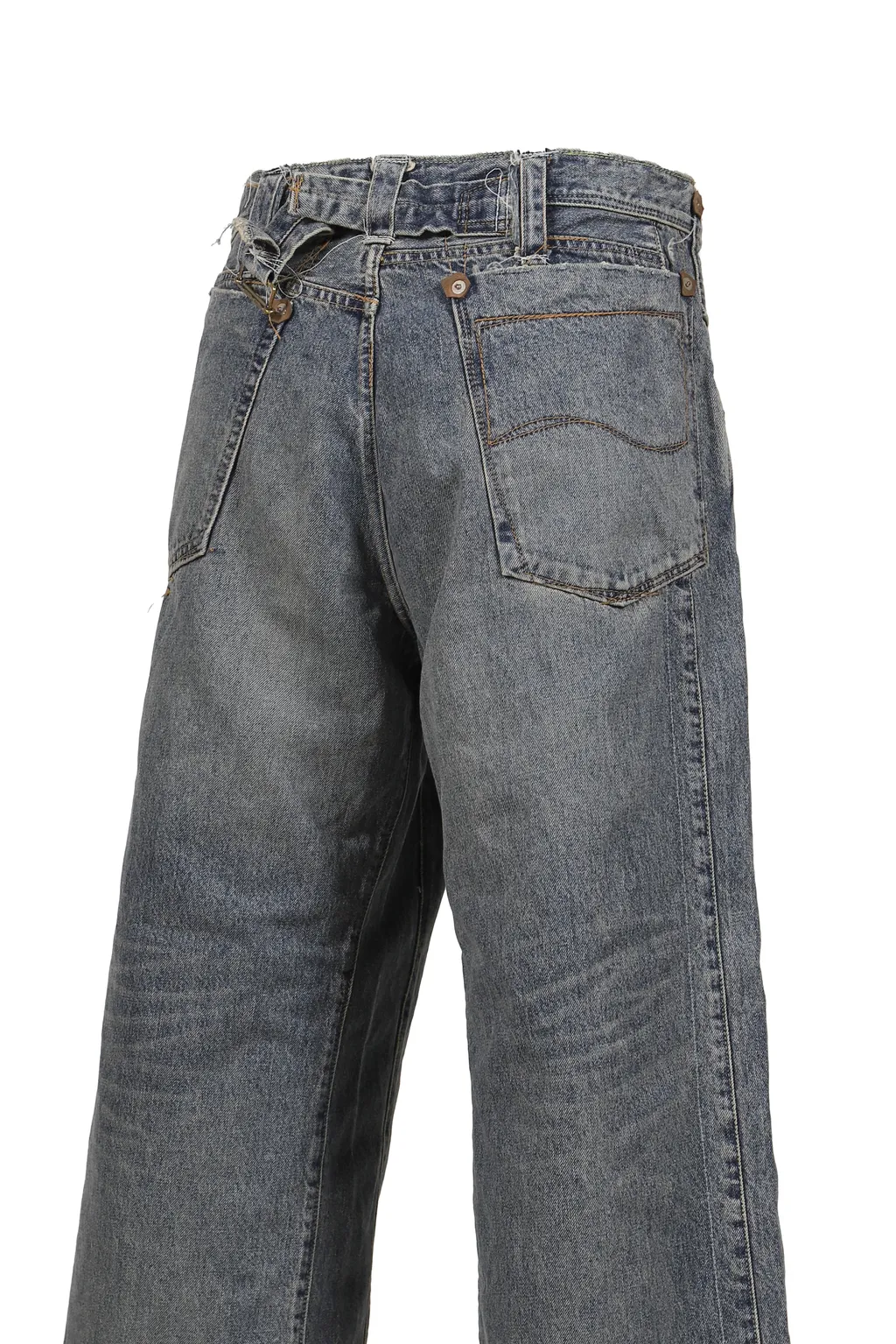 Free Stich Draiping Wide Pants / Ind