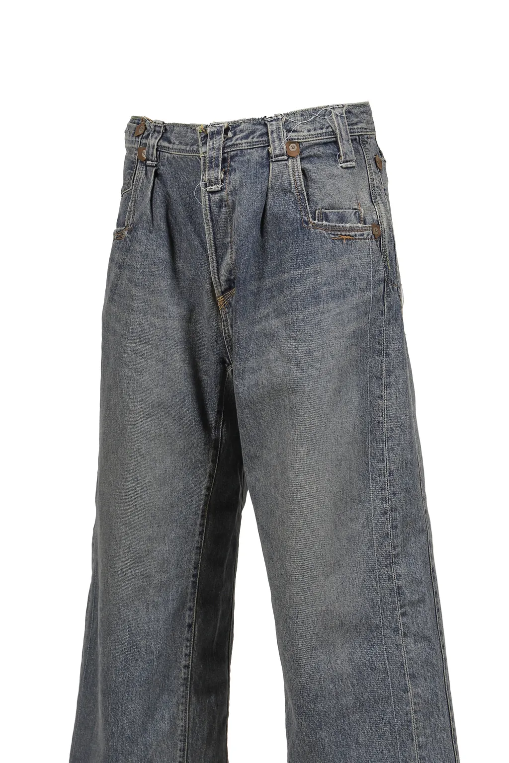 Free Stich Draiping Wide Pants / Ind