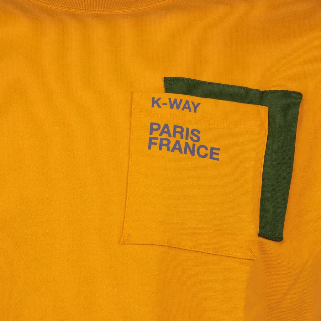 K-Way Fantome Crewneck Logo Printed T-Shirt