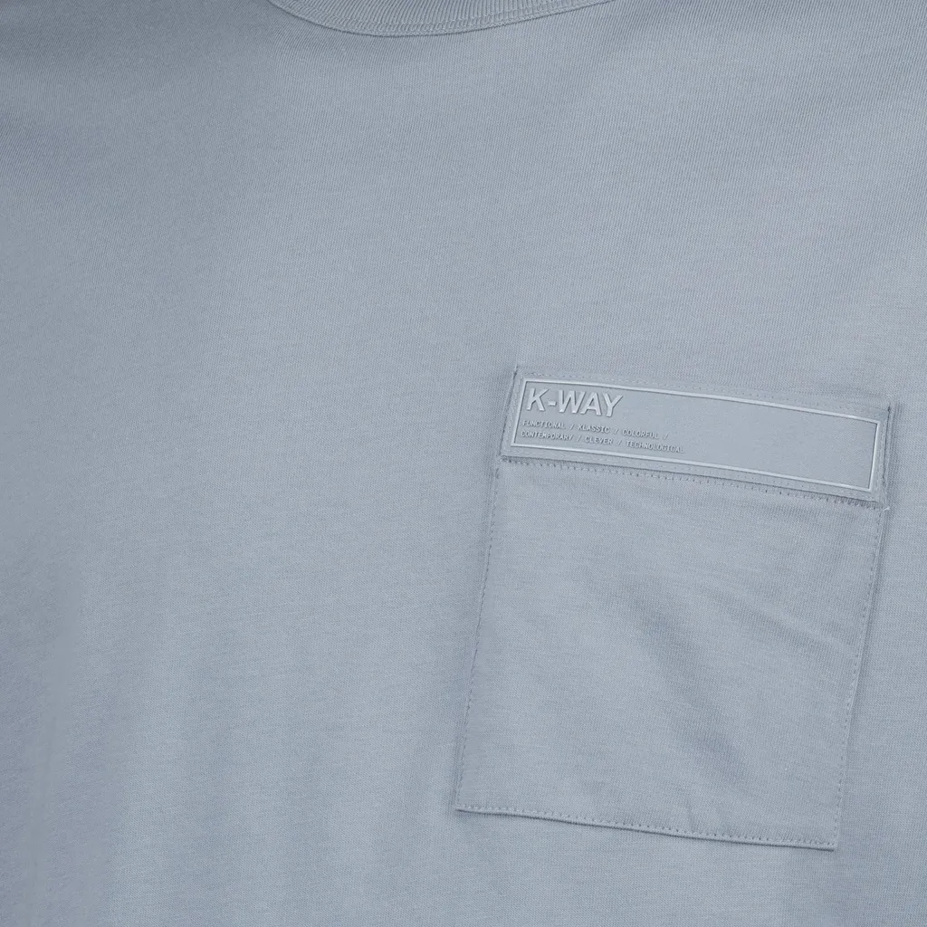 K-Way Pocket Detailed Crewneck T-Shirt