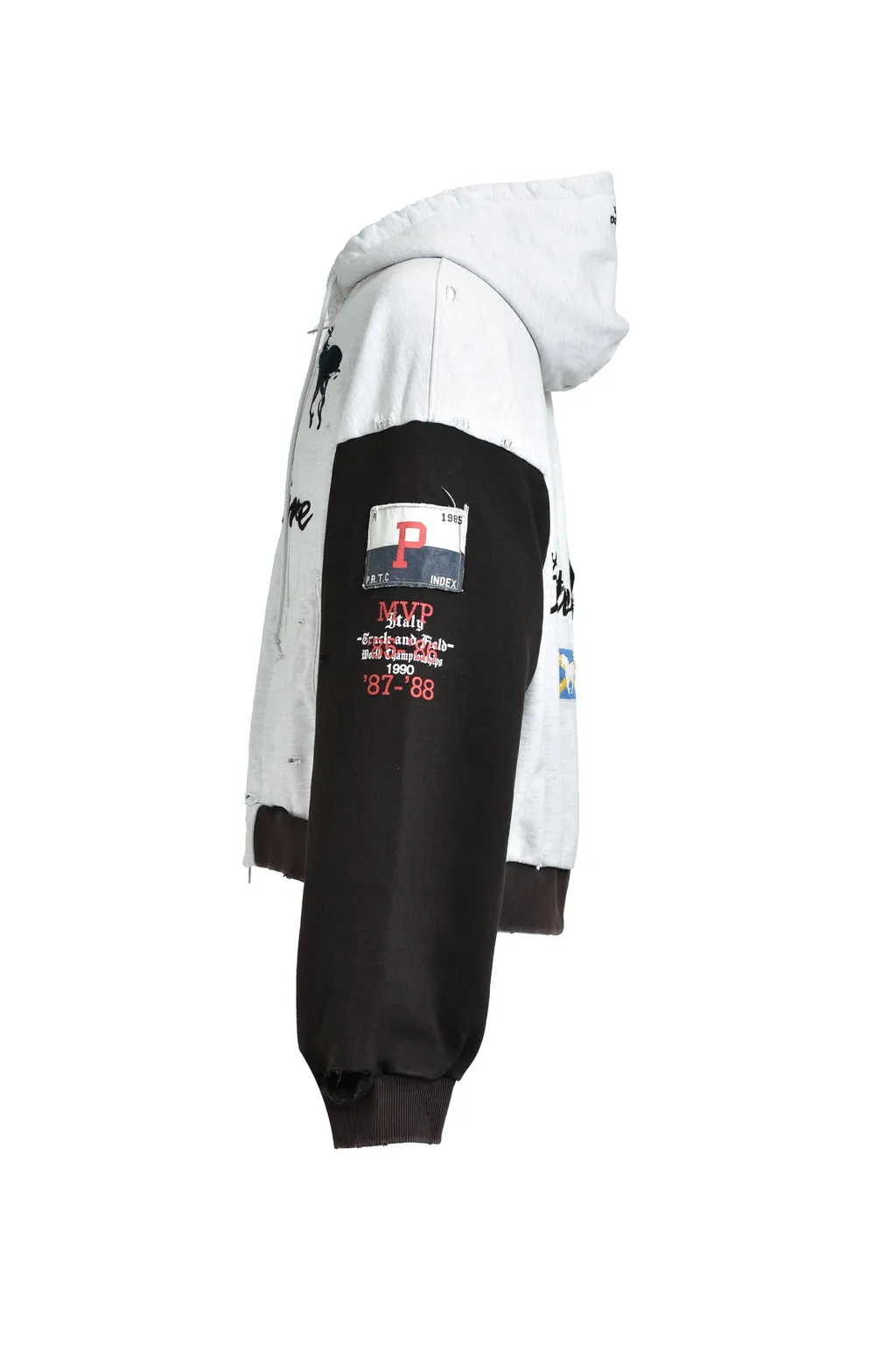 Buttivore Zip Hoodie / Wht Melange