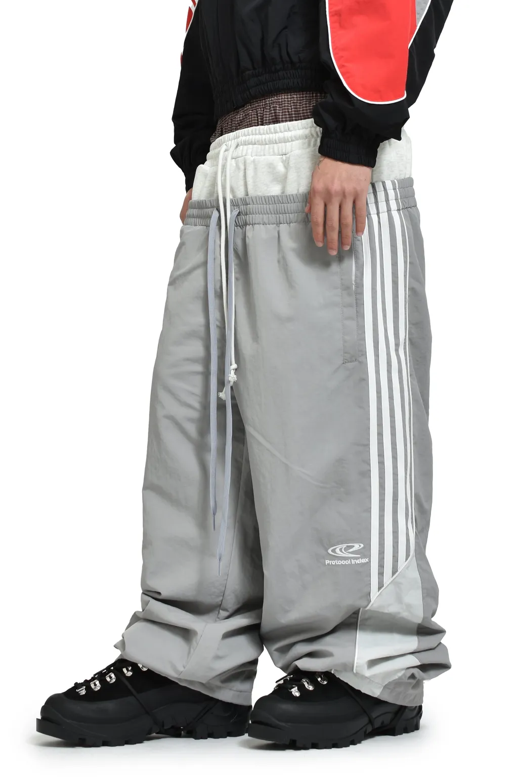 3 Layered Track Pants / Gry