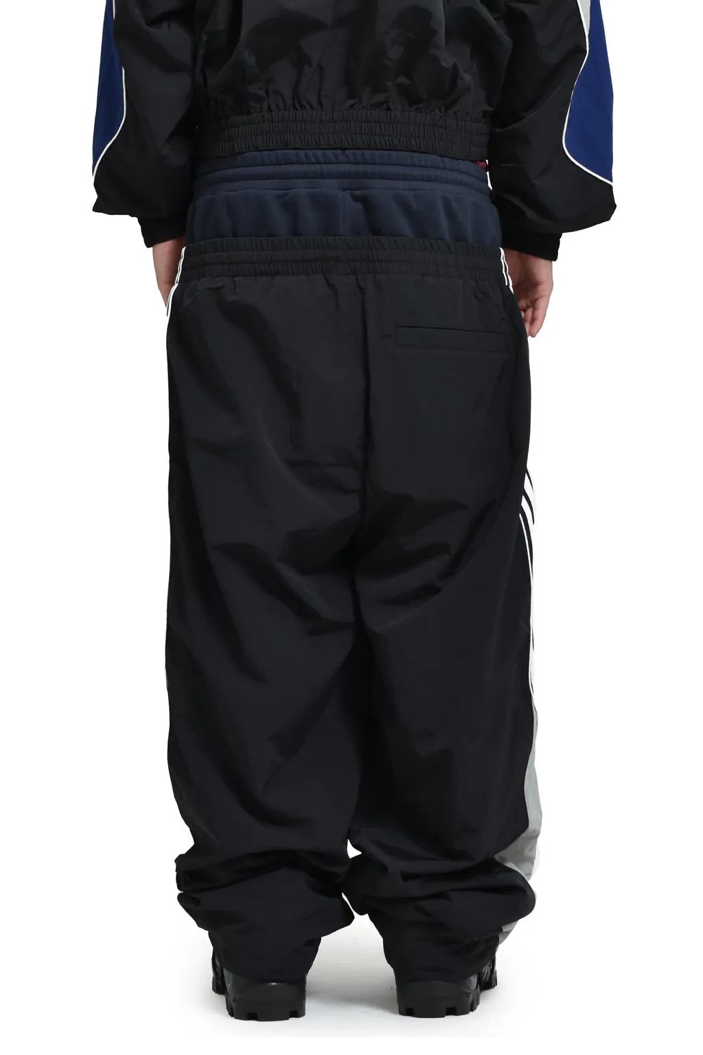 3 Layered Track Pants / Black