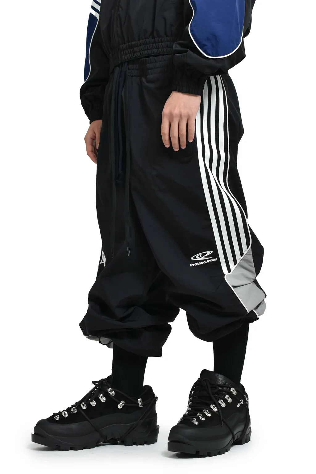 3 Layered Track Pants / Black