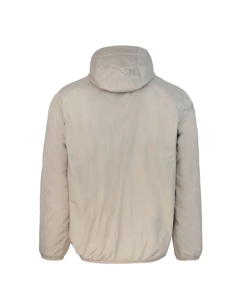 K-Way Logo Printed Hooded Zipped Jacket