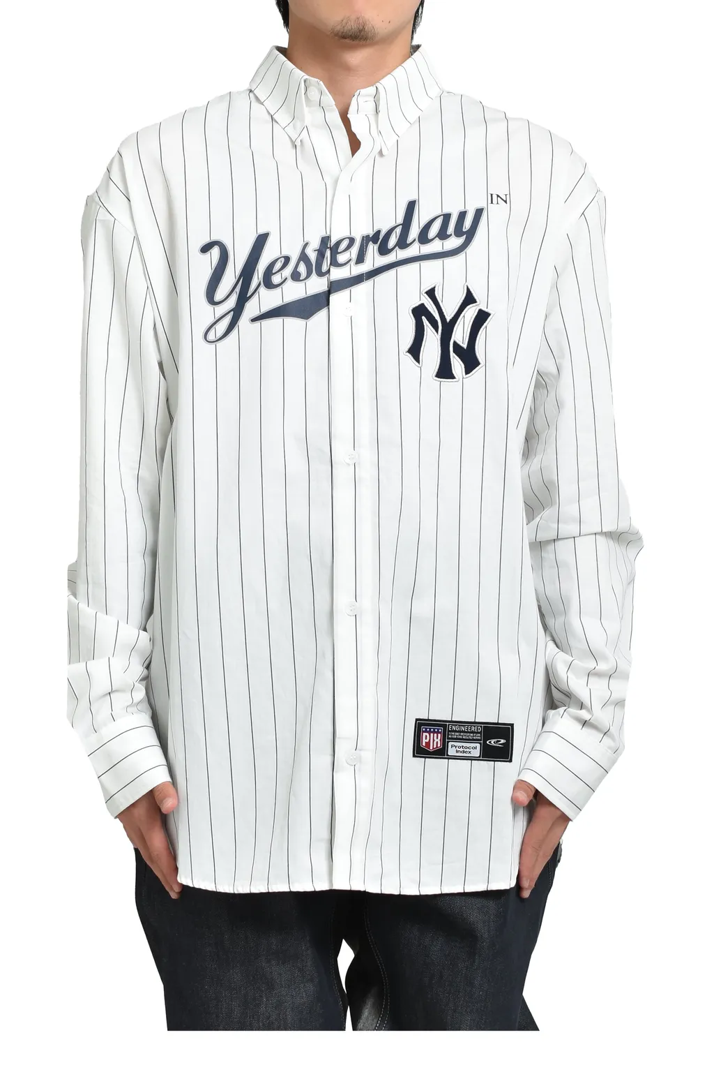Baseball Stripe Shirts / Wht