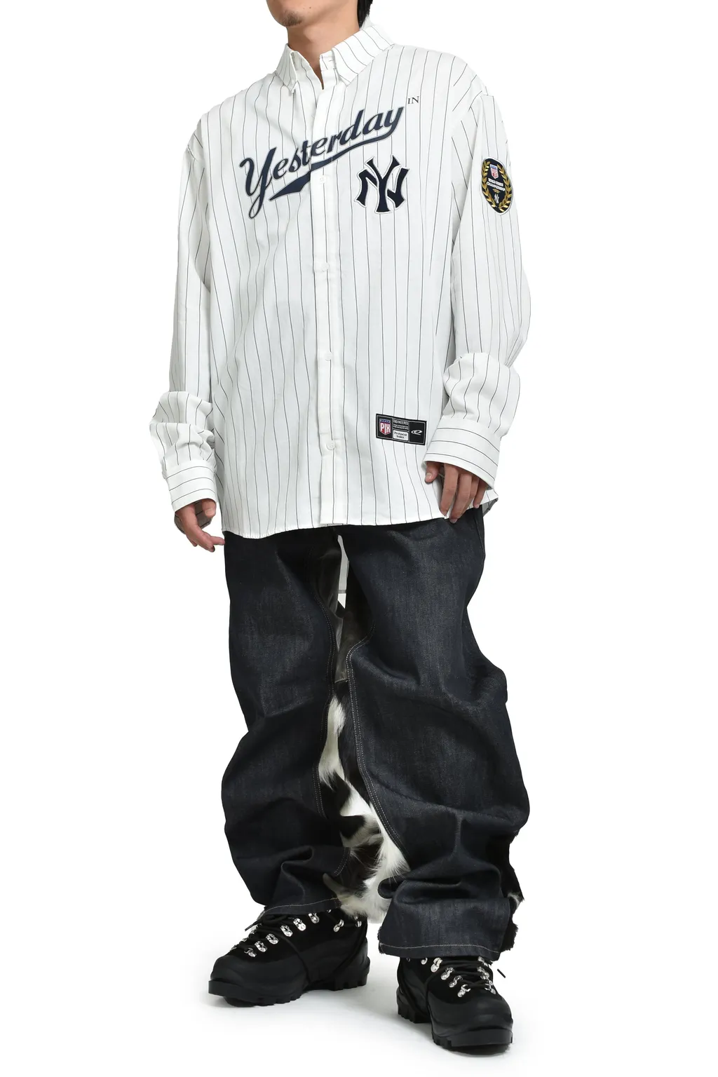 Baseball Stripe Shirts / Wht