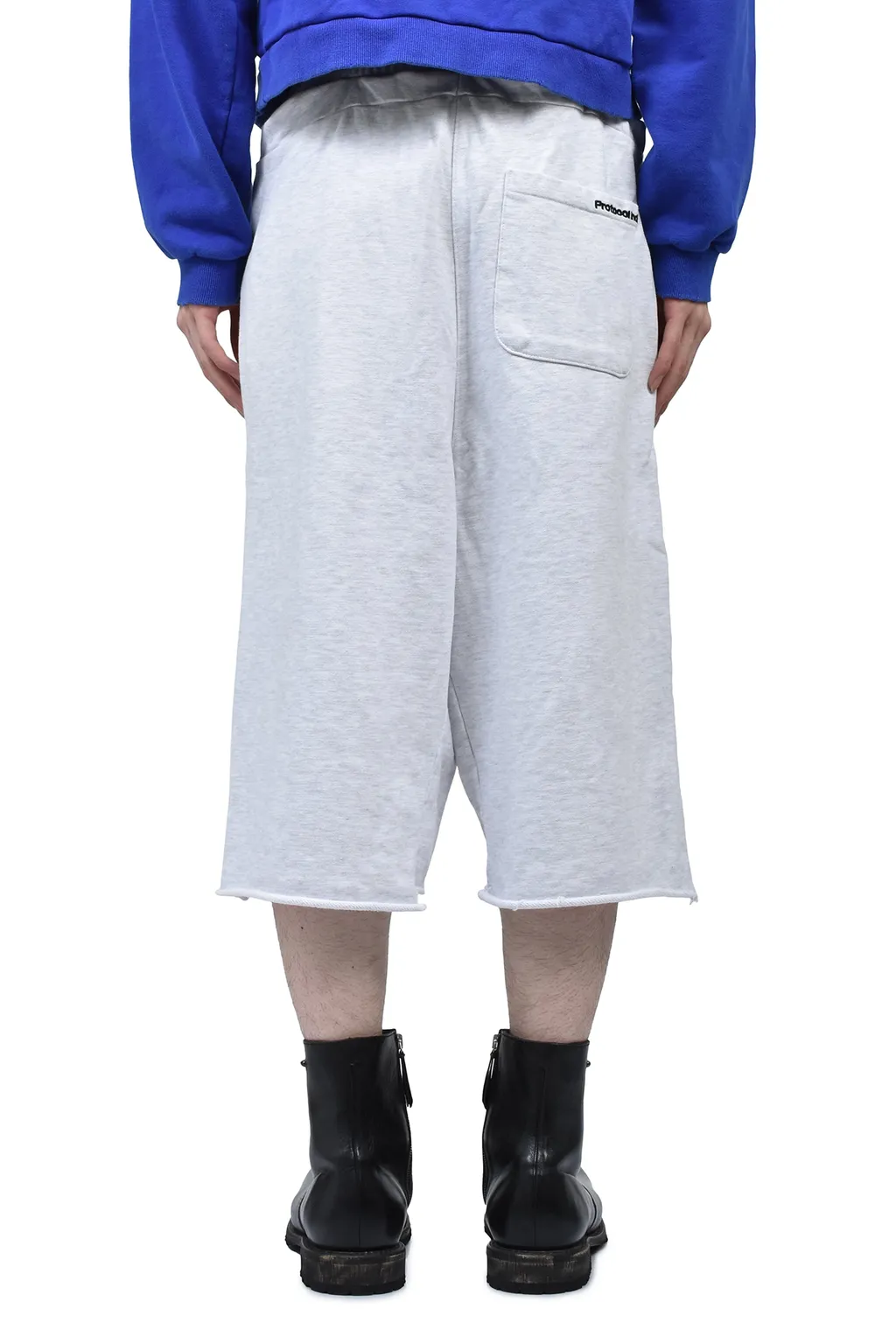 Folded Waist Jorts / Wht Melange