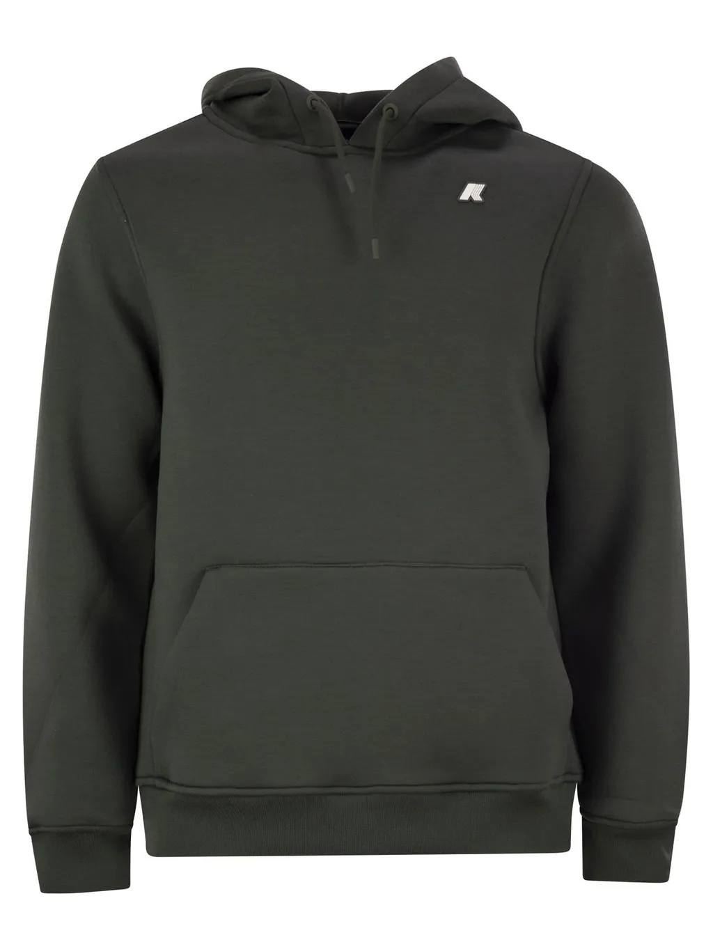K-Way Logo Patch Drawstring Hoodie