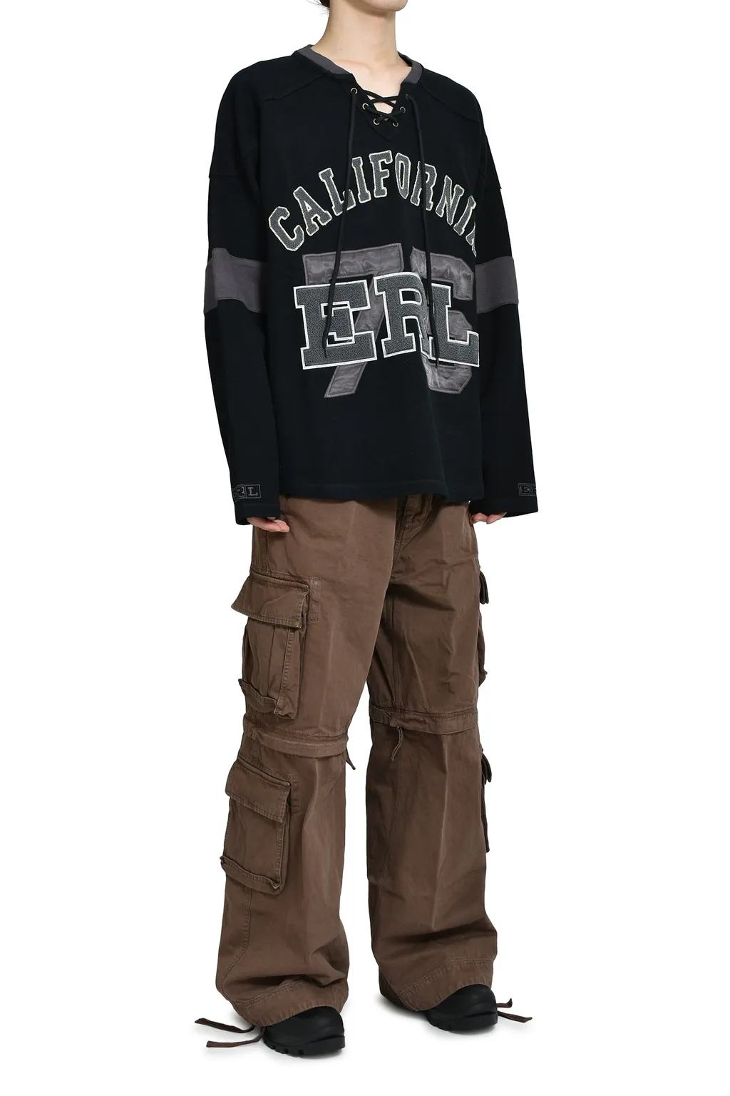 Laced Hockey Jersey Knit / Blk