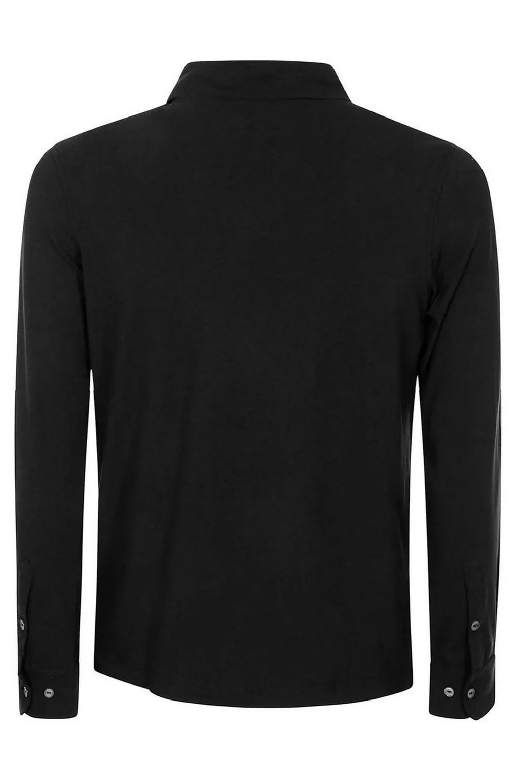 K-Way Long-Sleeved Straight Hem Polo Shirt