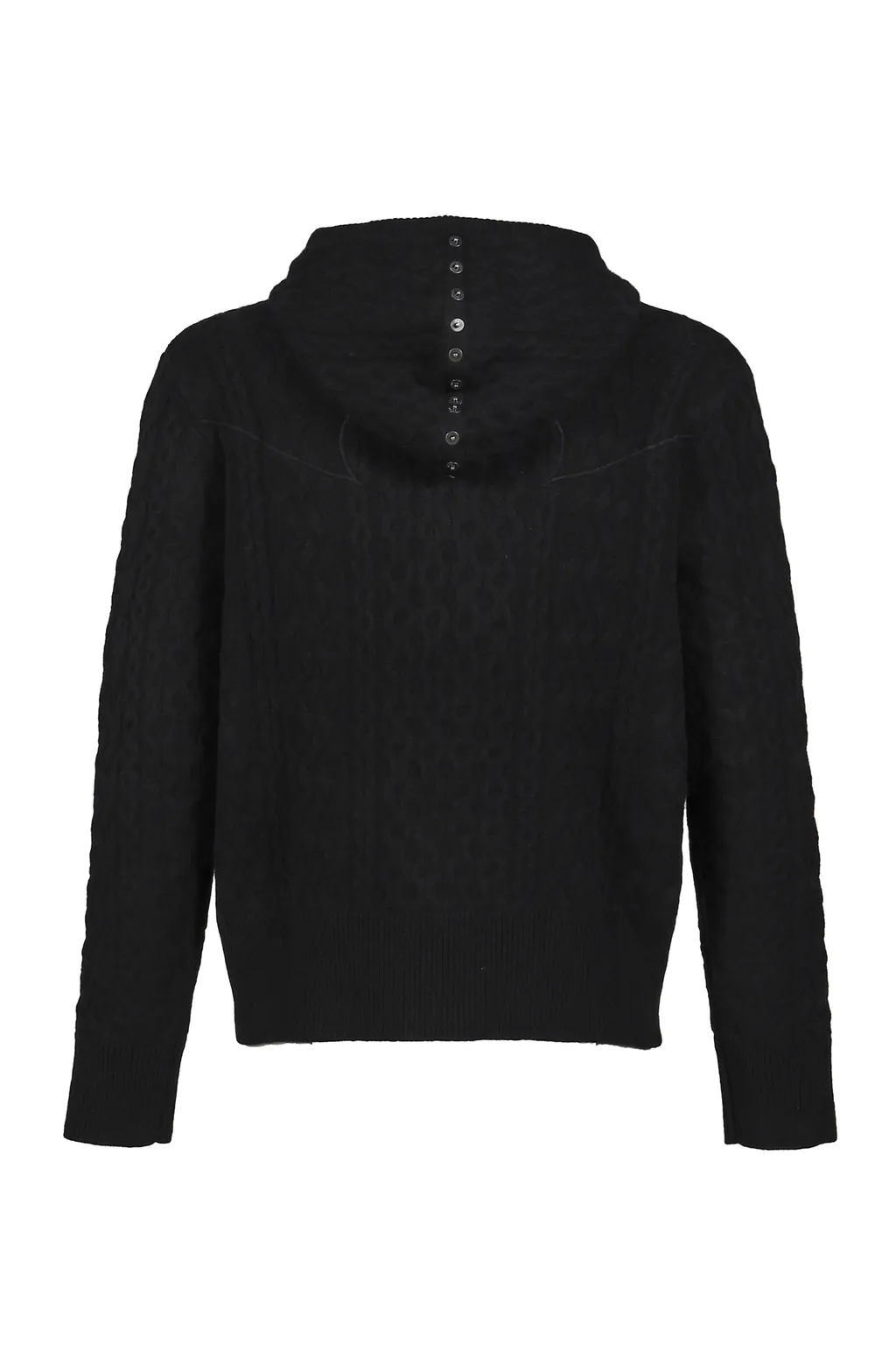 Knit Hoodie / Black