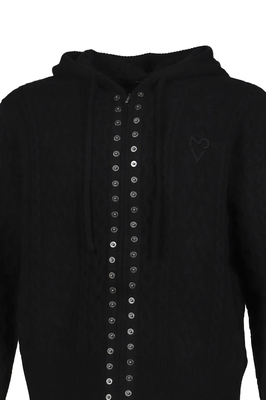 Knit Hoodie / Black