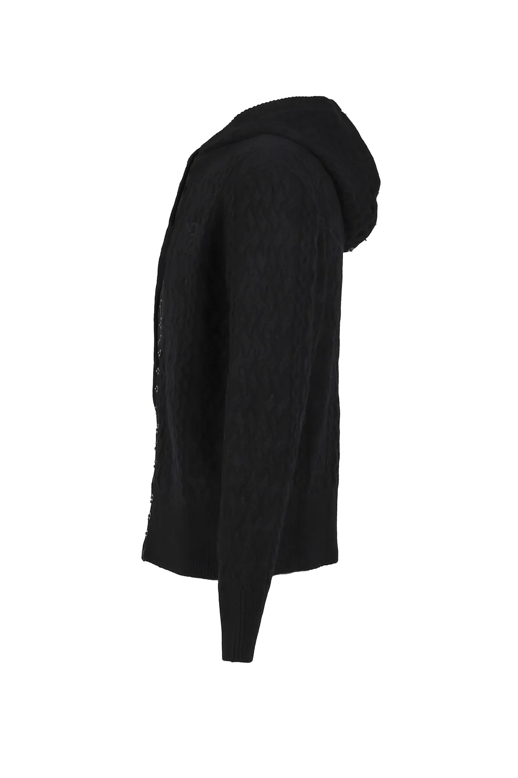 Knit Hoodie / Black