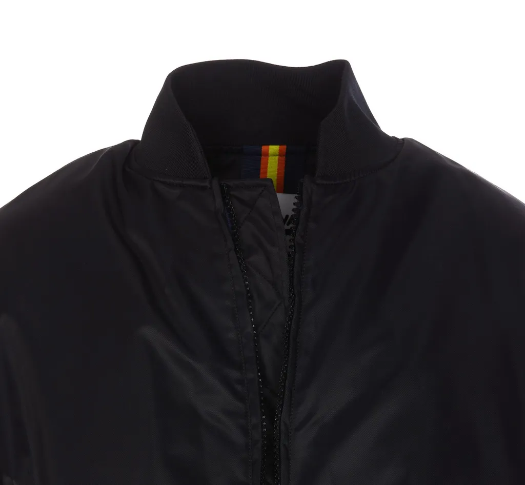 K-Way Zip-Up Padded Bomber Jacket