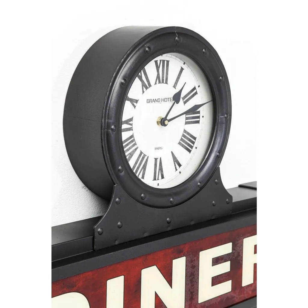 Kare Design Diner Light-Up Sign Clock