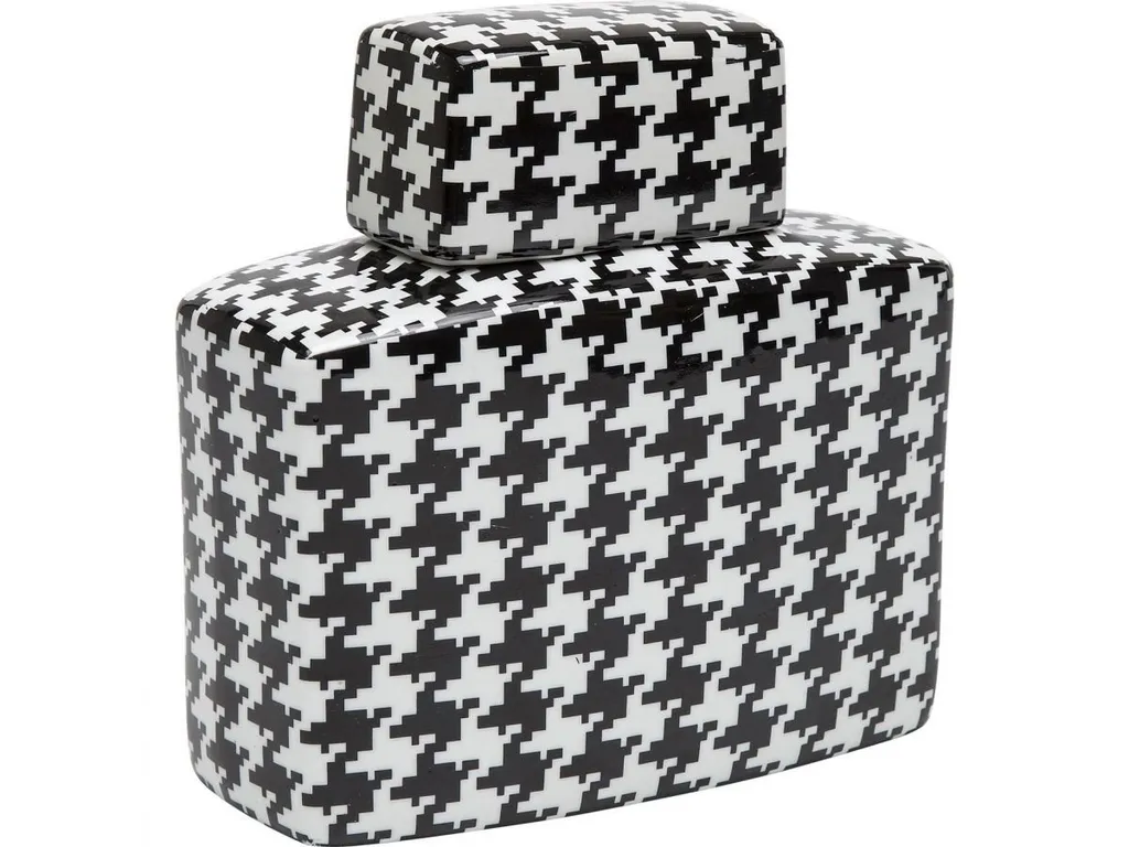 Kare Design Houndstooth Decorative Container