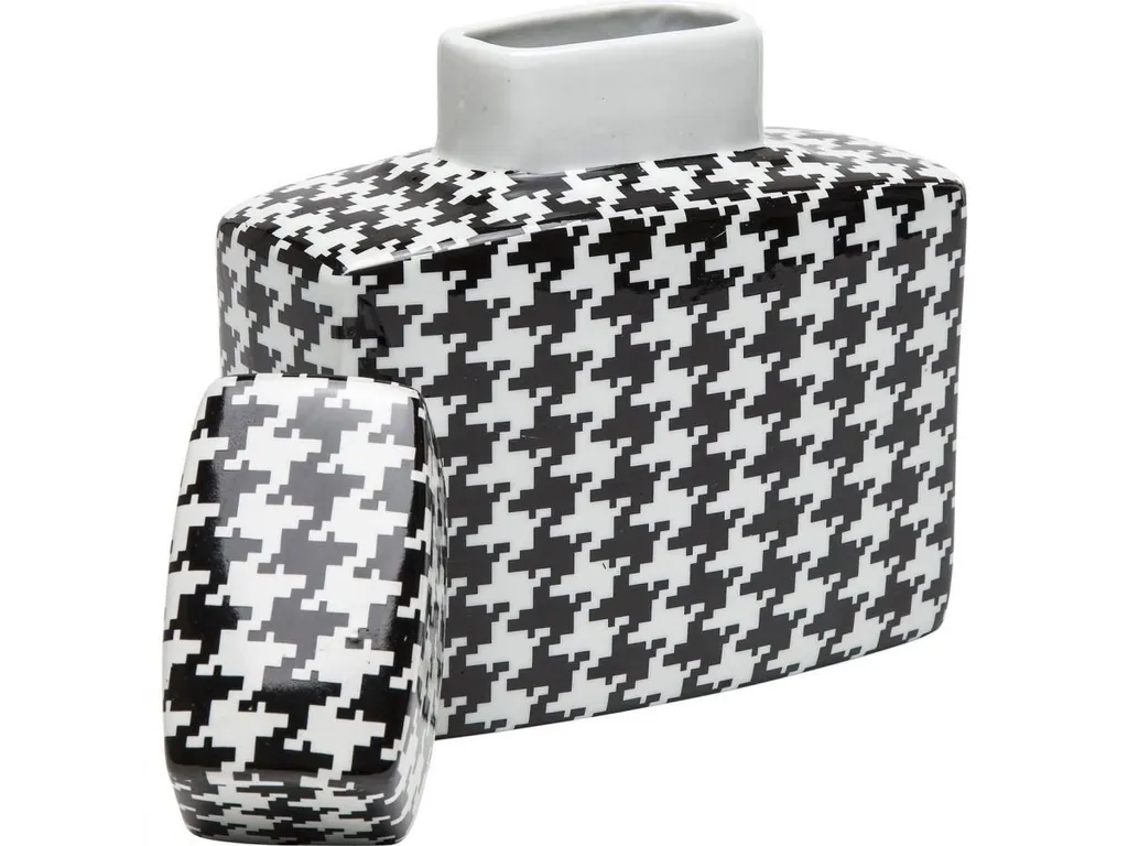 Kare Design Houndstooth Decorative Container