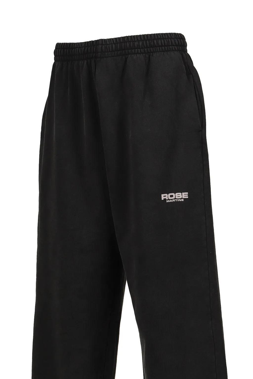 Wide Leg Trackpants / Black