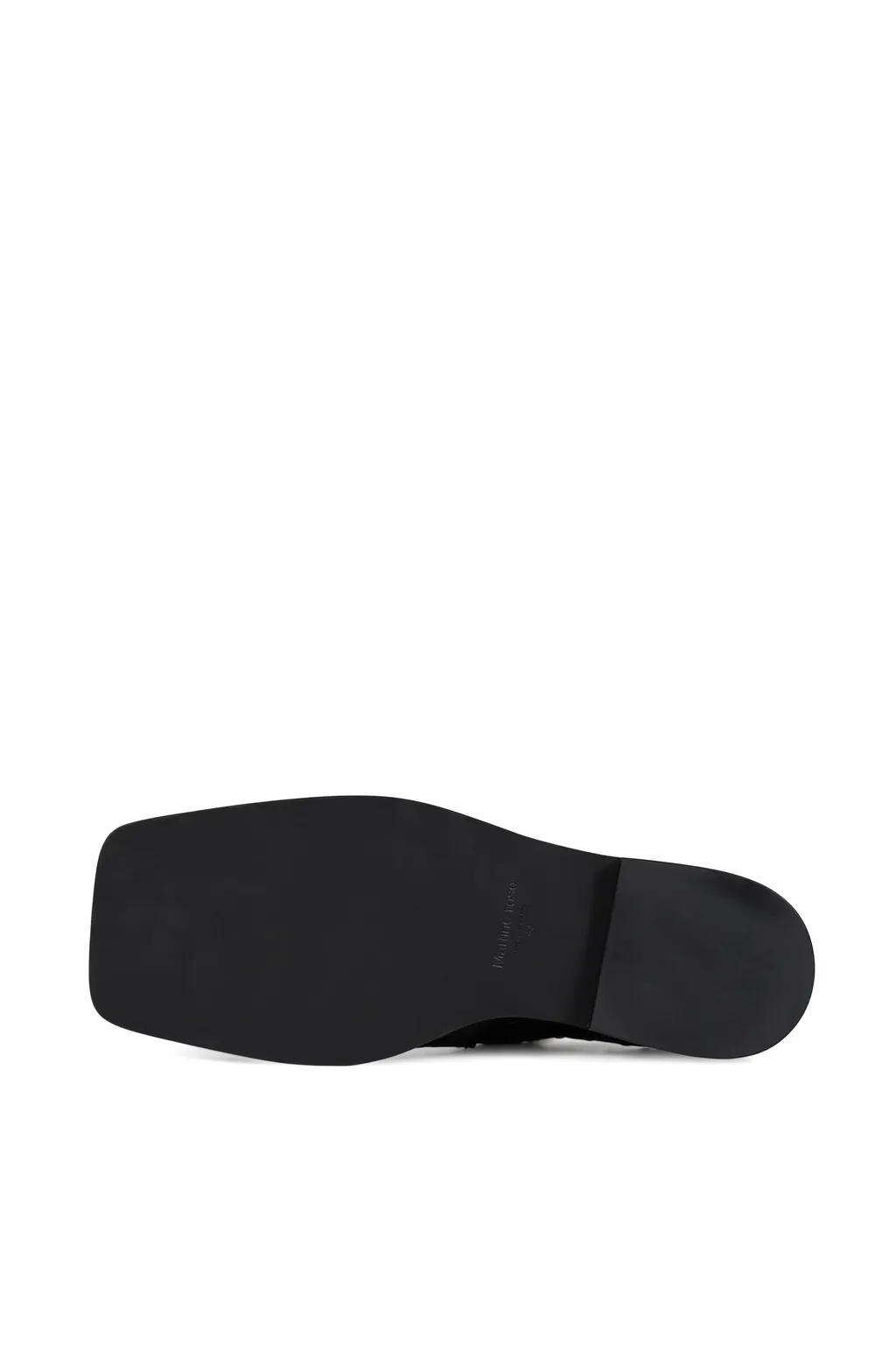 Champagne Cap Square Toe Loafer / Blk