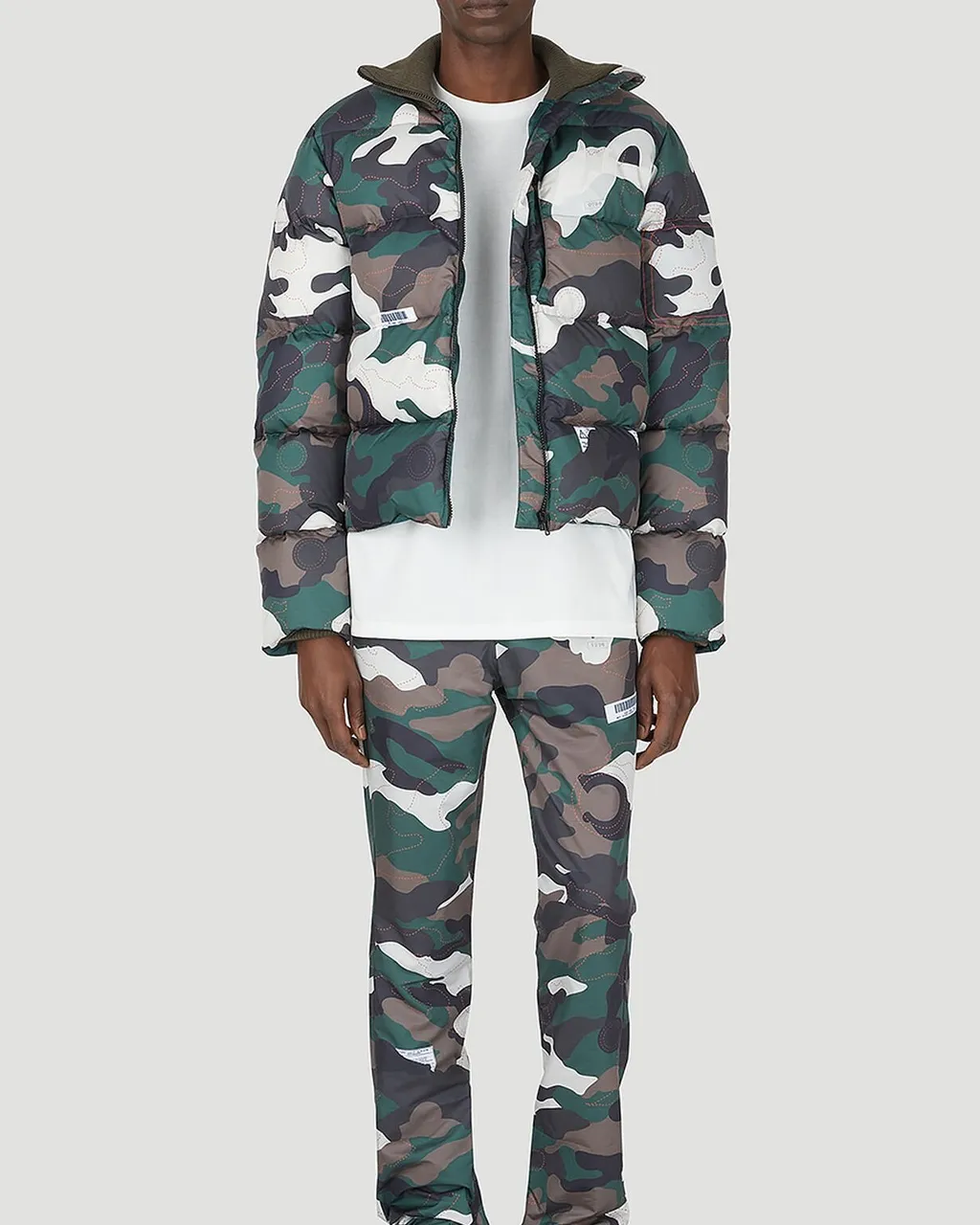 Kanghyuk Airbag Patched Puffer Jacket