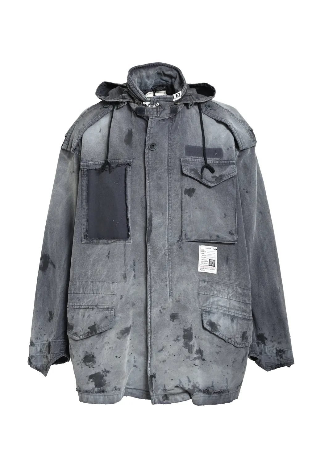Distressed M-65 Jacket / Black