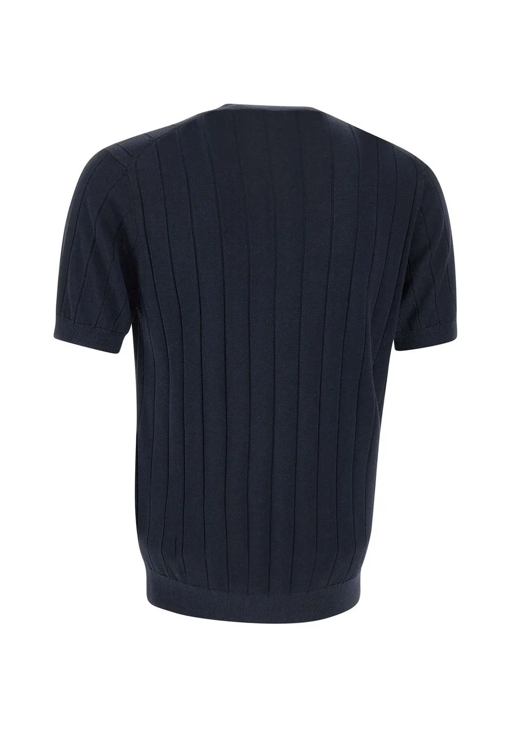 Kangra Vertical Ribbed Crew Neck Knitwear