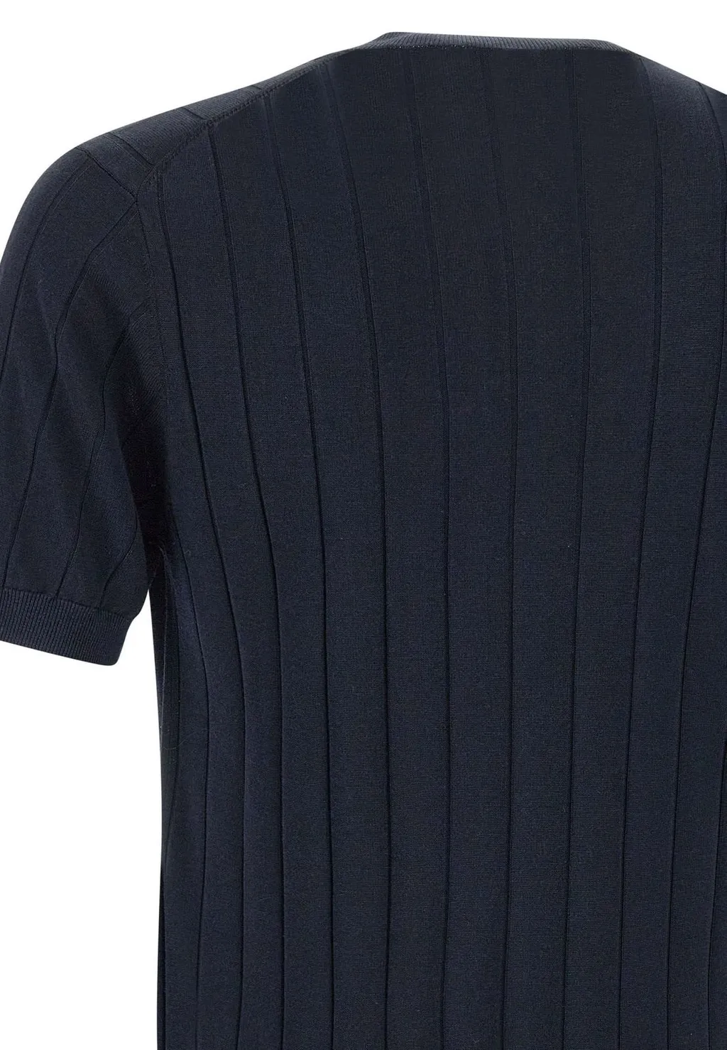 Kangra Vertical Ribbed Crew Neck Knitwear