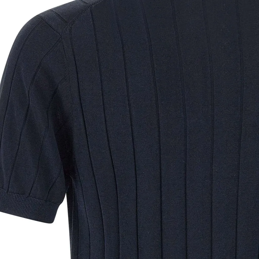 Kangra Vertical Ribbed Crew Neck Knitwear